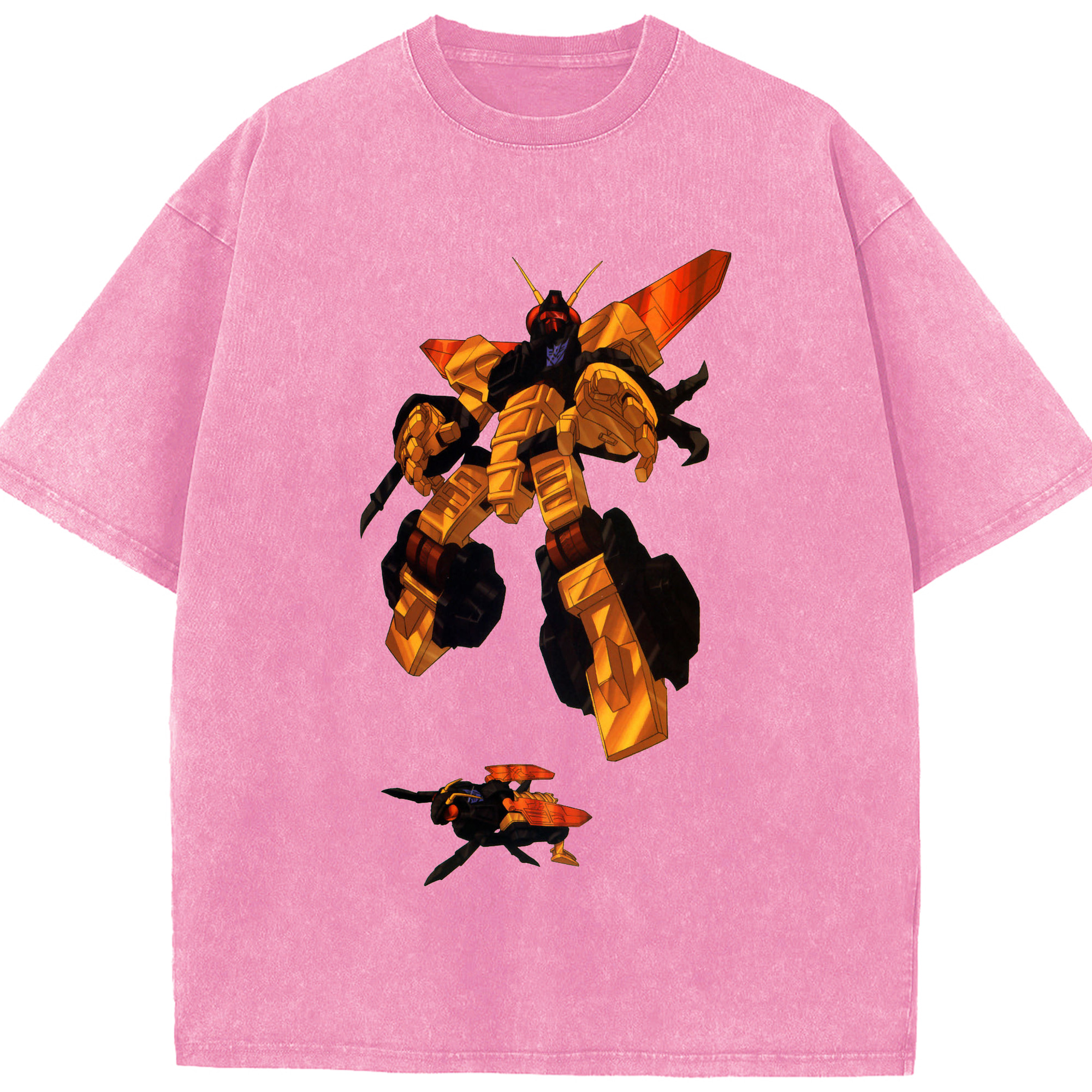 （画像用）  綿100% ヴィンテージ風 半袖Tシャツ（フロントプリント）